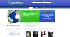 Desktop Screenshot of penpalworld.com